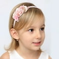 thumbnail image 3 of 2pcs Baby Girl Floral HairBand Headbands Non woven fabric Flower Crown for Girl and Women - Style:Style 2;, 3 of 5