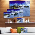 thumbnail image 3 of Route d'Hiver et Ciel Nocturne - Impression sur Toile Paysage Extra Grand, 3 of 4