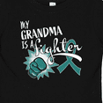 thumbnail image 4 of Inktastic Ovarian Cancer Awareness My Grandma is a Fighter Boys or Girls Baby T-Shirt, 4 of 5