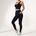 thumbnail image 3 of Women's High Waist Full-Length Seamless Leggings with Ultra-Stretchy Fabric - Small, Black, 3 of 6