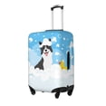thumbnail image 2 of Balery Collie In Bathtub Luggage Cover Protector, Scratch And Dirt Resistant, Fits 18-32 Inch Luggage - Large, 2 of 9