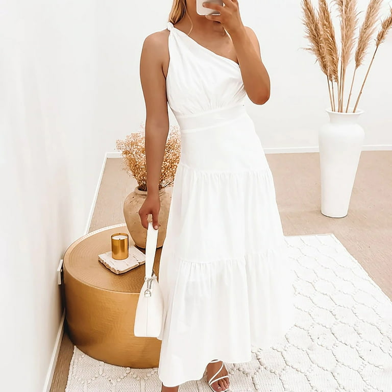 ワンピース Franka cotton dress White ANDMARY】Franka cotton dress