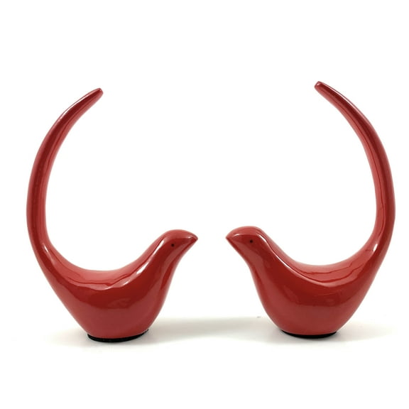 Vibhsa Red Bird Figurines of Heal and Happiness