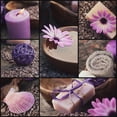 thumbnail image 2 of Purple Spa Collage Wall Mural Decal by Wallmonkeys Vinyl Peel and Stick Graphic (48 in H x 48 in W, 2 of 4