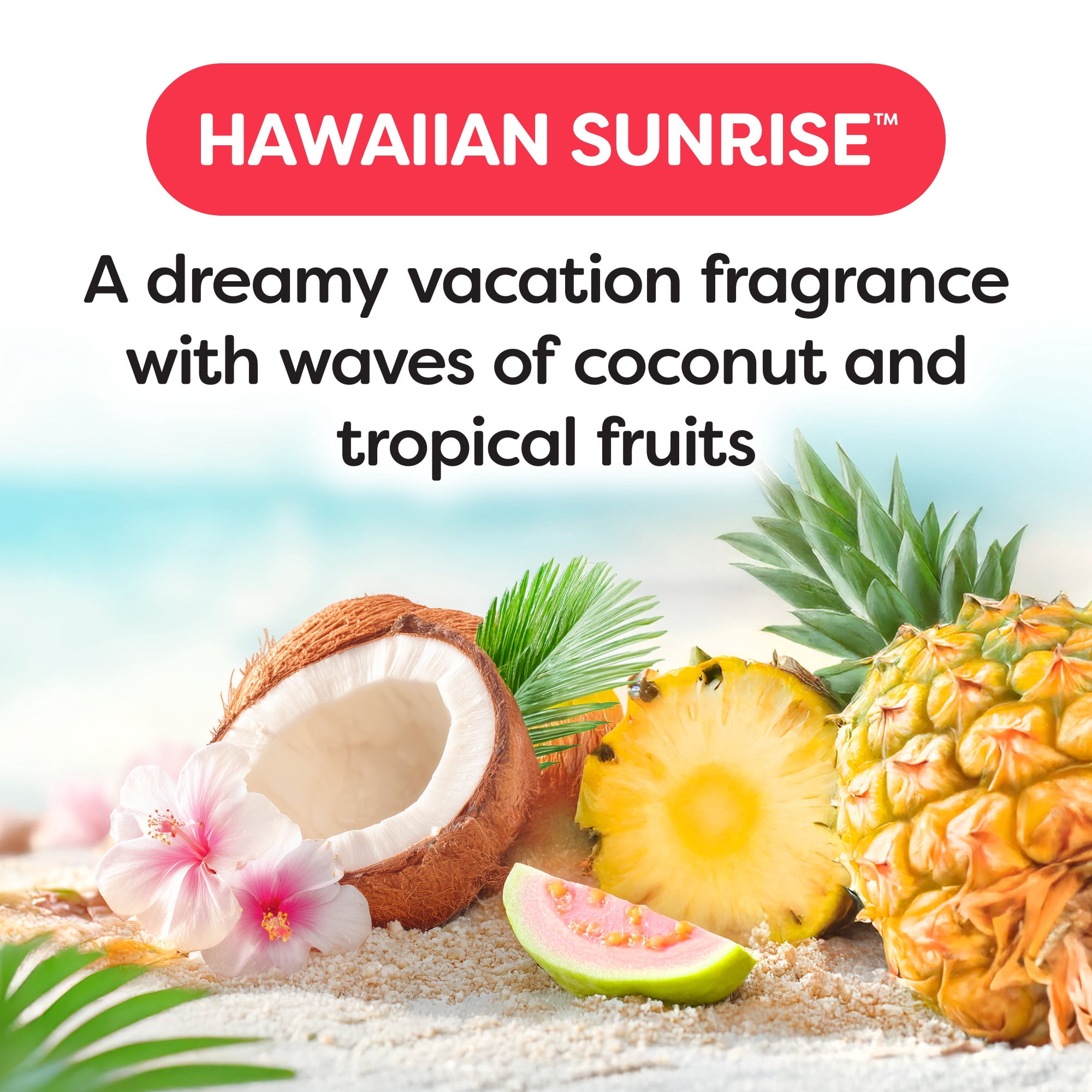 (2 pack) Refresh Your Car Vent Clip Car Air Freshener, Hawaiian Sunrise Scent, 2 Count