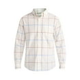 thumbnail image 3 of Free Assembly Men's Oxford Woven Shirt With Long Sleeves, Sizes XS-3XL, 3 of 5