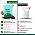 thumbnail image 5 of Rosy Soil Houseplant Potting Soil with Perlite, Biochar, Compost and Mycorrhizae for Indoor Plants, 8qt, 5 of 10
