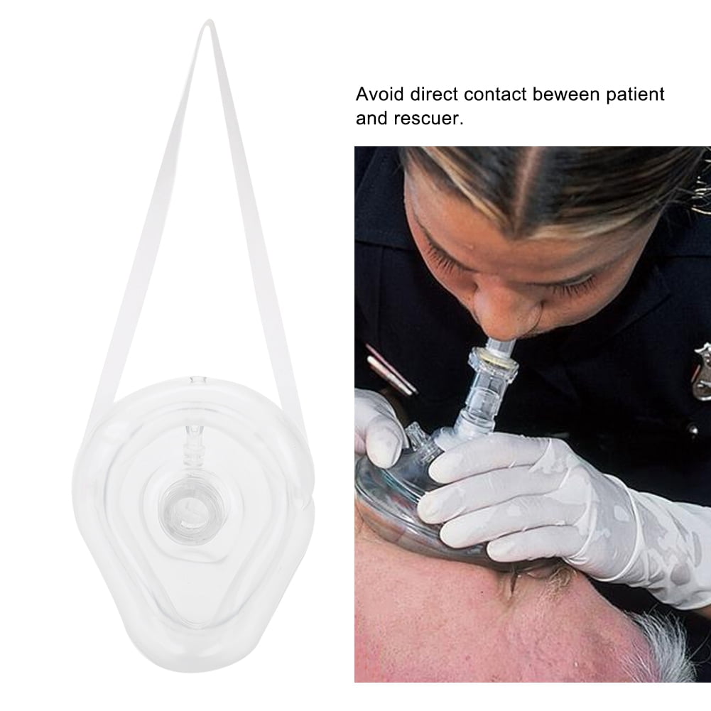 Fyydes CPR mask,CPR Mask with Oneway Valve CPR Face Protect for First