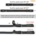 thumbnail image 7 of WHIPPY No Buckle Elastic Belt for Men, Nylon Stretch Buckle Free Belt for Jeans Pants, 7 of 7