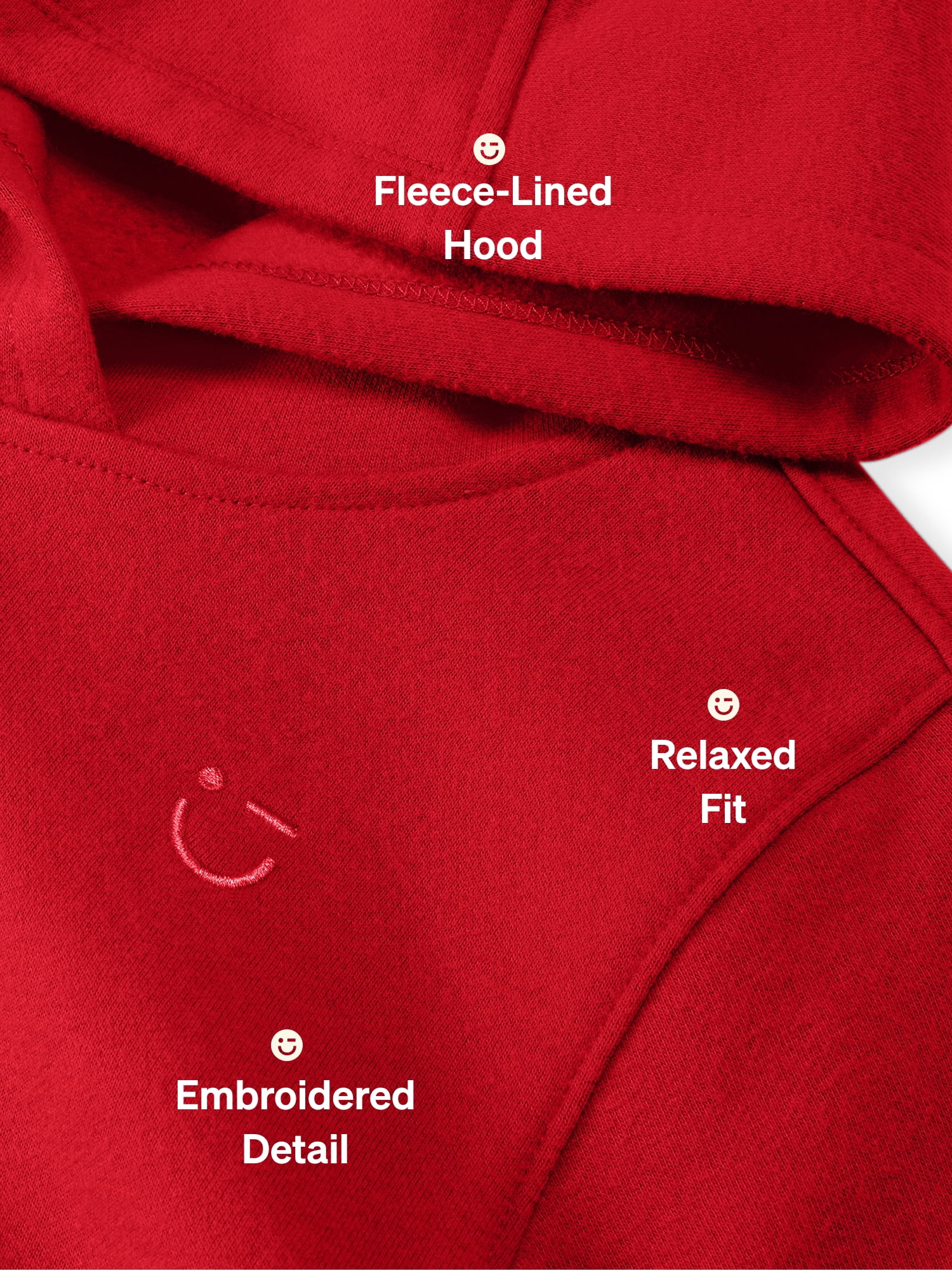Color Mix by Garanimals Kids Fleece Hoodie, Sizes 6–16