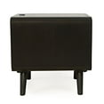 thumbnail image 3 of Jofran Marlowe Mid-Century Modern USB Charging Curved Chairside End Table with Storage Drawers, 3 of 8