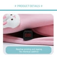 thumbnail image 5 of Lovskoo Infant Baby Boy Girl Clothes 2-18 Months Jumpsuit Fleece Rompers Thick Winter Warm Outerwear Outfits Long Sleeve Onesie Pink, 5 of 6