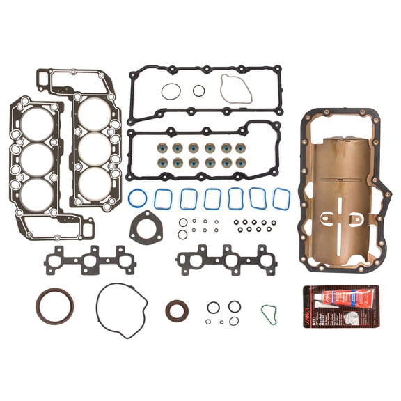 Evergreen 9-30300G Graphite Full Gasket Set Fit 02-05 Dodge Durango Dakota Jeep Liberty 3.7L SOHC