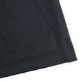 thumbnail image 7 of Beautiful Giant Men's Black T-Shirt with Vibrant Colorful Striped and Casual Hood Design, 7 of 7