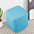 thumbnail image 5 of deevoka 2xFoot Rest Stool Covers Stool Protector with Elastic Bottom for Living Room Blue, 5 of 9