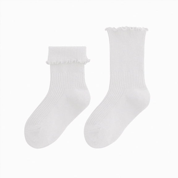 Hessimy Kids Socks Boys Girls Unisex Athletic Low Cut Half Cushion Ankle Socks for Infants Toddlers Kids Boys Girls,Multipacks(White,1-3 years)