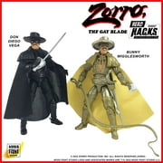 Zorro Hero H.A.C.K.S. Don Diego Vega and Bunny Wigglesworth Action Figure 2-Pack