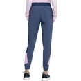 thumbnail image 5 of Cherokee Infinity Women Medical Scrubs Pant Mid Rise Jogger CK225AP, XL Petite, Heather Navy, 5 of 7