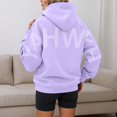 thumbnail image 4 of Women Oversized Yahweh Graphic Hoodie Christian Faith Pullover Heavyweight Streetwear Sweatshirt, 4 of 6