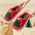 thumbnail image 4 of Christmas Slippers House Shoes for Women Fluffy Soft Cozy Bedroom Cartoon Plush Cute Slippers for Indoor Outdoor Use, 4 of 7