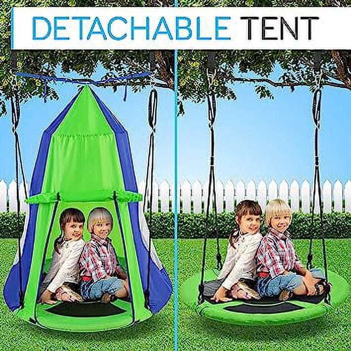SereneLife 40” Tree Play Tent Hangout for Kids Indoor Outdoor
