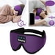 thumbnail image 5 of Bluetooth para dormir 3D Lavable Inalámbrico Bloqueo de luz Púrpura Baoblaze Auriculares Bluetooth, 5 of 8