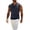 Blue, variant on BaoFuBaoMei Sweater Vest Men Knitted Big and Tall V Neck Ribbed Trim Sleeveless Sweater Stripe Jacquard Fall Tops