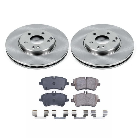 Ultimate Brakes Front Ceramic Brake Pad and Rotor Kit with Hardware WM80818