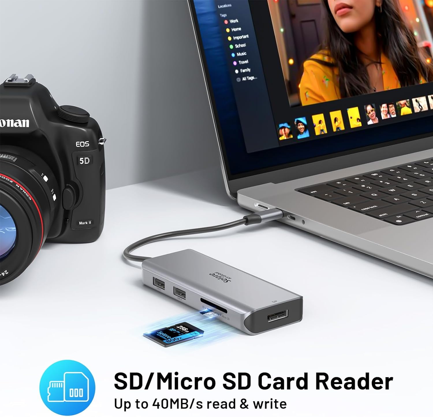 USB C Docking Station Dual Monitor, 9 in 1 Triple Display Docking Station to Dual HDMI Adapter Displayport SD TF Card Reader 2 USB 2.0, 1 USB 3.0, 100W PD for USB C Thunderbolt 3/4 Laptops