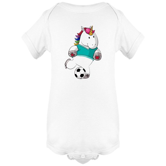Running Football  Unicorn Bodysuit Infant -Image by Shutterstock,  6 Months
