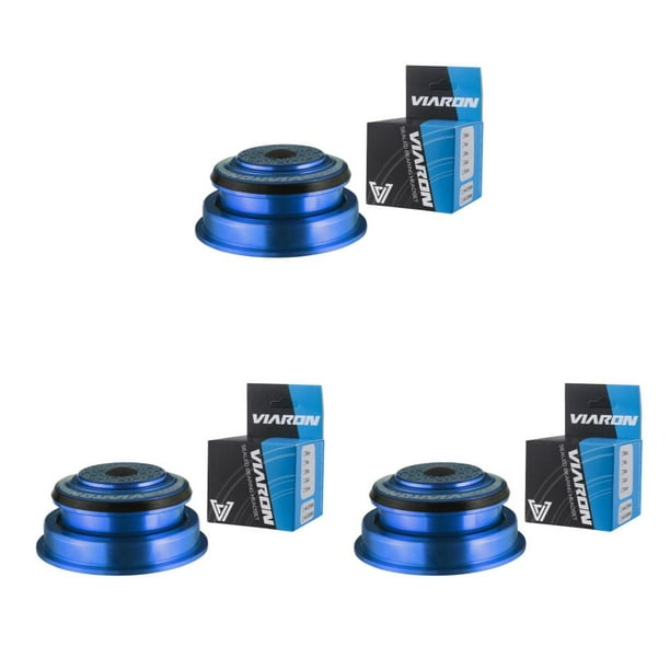 Soidarity VIARON, rodamiento de bicicleta de montaña, auriculares, aleación de aluminio, rodamientos de tubo recto, piezas de repuesto, azul, Type1 NO1