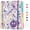 C – Purple Blocks, variant on Large Spiral Lined Notebooks For Work With Removable Dividers & Tabs 8.5"x11" Pretty Hardcover 5 Subject Notebook Journal Women College Ruled Study Office Organization 280 Pages Pastel Garden