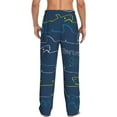 thumbnail image 3 of Balery Shark print Men's Pajama Pants,Ultra Lightweight Pjs,Lounge Pant-Large, 3 of 9