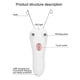 thumbnail image 4 of Electric Cotton Thread Epilator with USB Charger, Facial and Body Hair Removal Device, Pink, 4 of 4