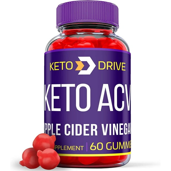 (1 Pack) Keto Drive Keto ACV Gummies - Supplement for Weight Loss - Energy & Focus Boosting Dietary Supplements for Weight Management & Metabolism - Fat Burn - 60 Gummies