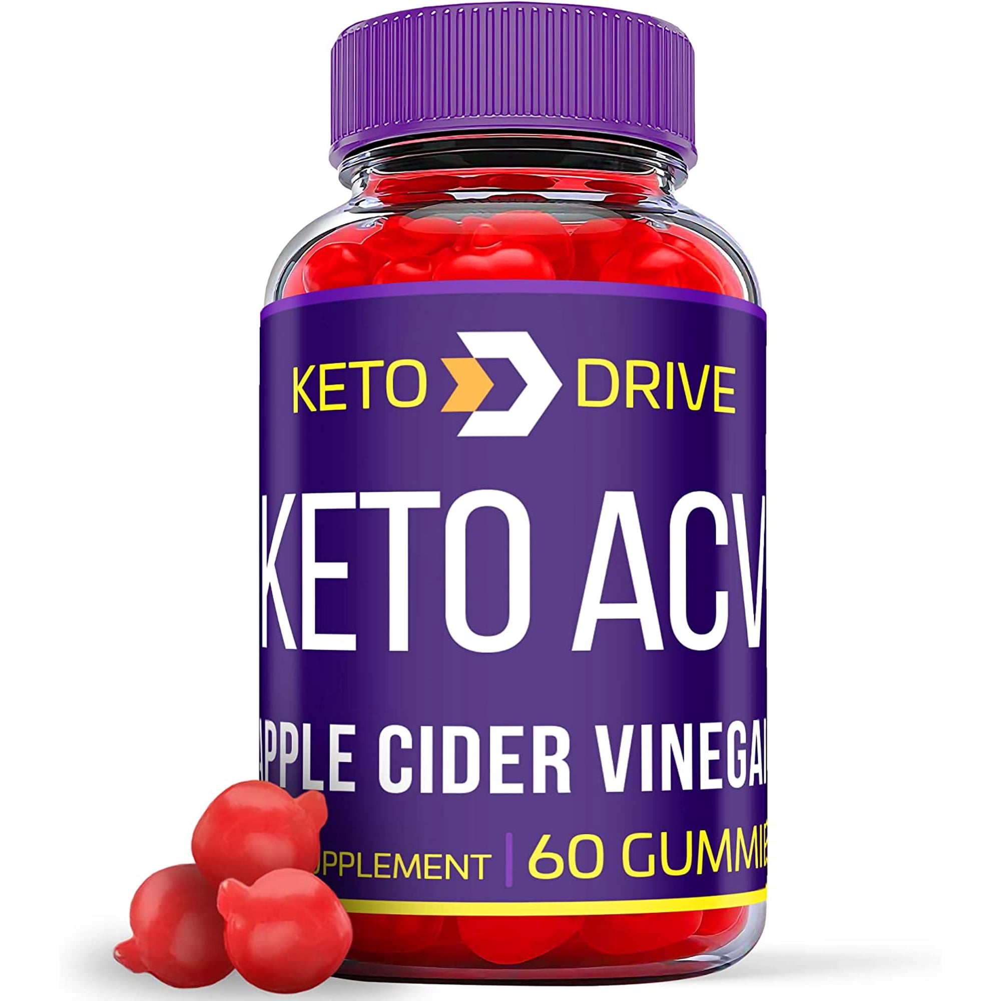 (1 Pack) Keto Drive Keto ACV Gummies - Supplement for Weight Loss - Energy & Focus Boosting Dietary Supplements for Weight Management & Metabolism - Fat Burn - 60 Gummies