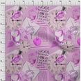 thumbnail image 4 of oneOone Polyester Lycra Dusty Purple Fabric Nostalgia Sewing Craft Projects Fabric Prints By Yard 56 Inch Wide, 4 of 5