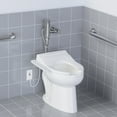 thumbnail image 5 of Brondell T22-Oflc-Ew Swash Thinline Elongated Soft Close Commercial Bidet Seat - White, 5 of 6