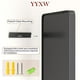 thumbnail image 5 of Espejo de baño de pared YYXW con marco de metal redondeado, 5 of 6