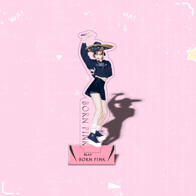 Blackpink Soporte De Acrílico Gira Mundial Concierto Parada Signo Decoración De Escritorio