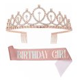 thumbnail image 2 of Tiara De Diamantes De Imitación Con Banda De Reina De Cumpleaños, Material Ecológico, Banda De Tiara De Cumpleaños Encantadora, Combinación Perfecta Para Niñas Para Fiesta De, 2 of 7