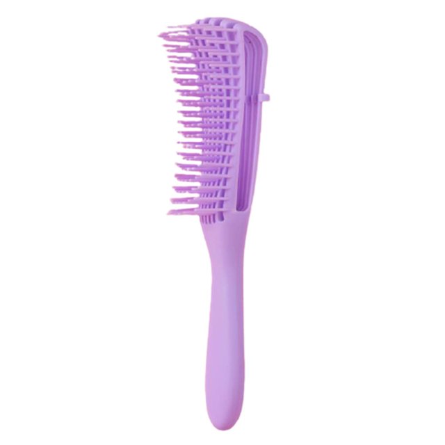 Peine para el cabello Peine de pulpo Cepillo para desenredar el cabello para cabello rizado Multifuncionalpúrpura Rojo Verde Cocina, Decoración y Otros
