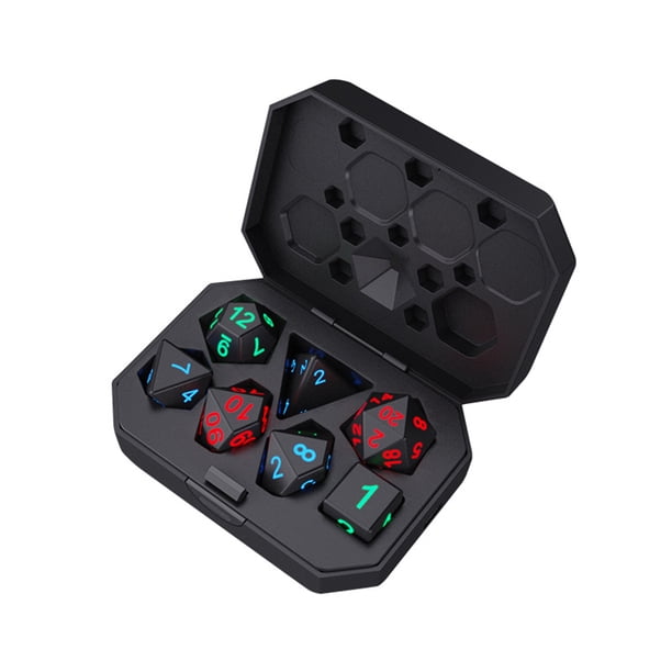 Juego Dados Poliédricos Ygjytge RPG para Adultos DND Dices Entretenimiento para Fiesta Juegos Mesa