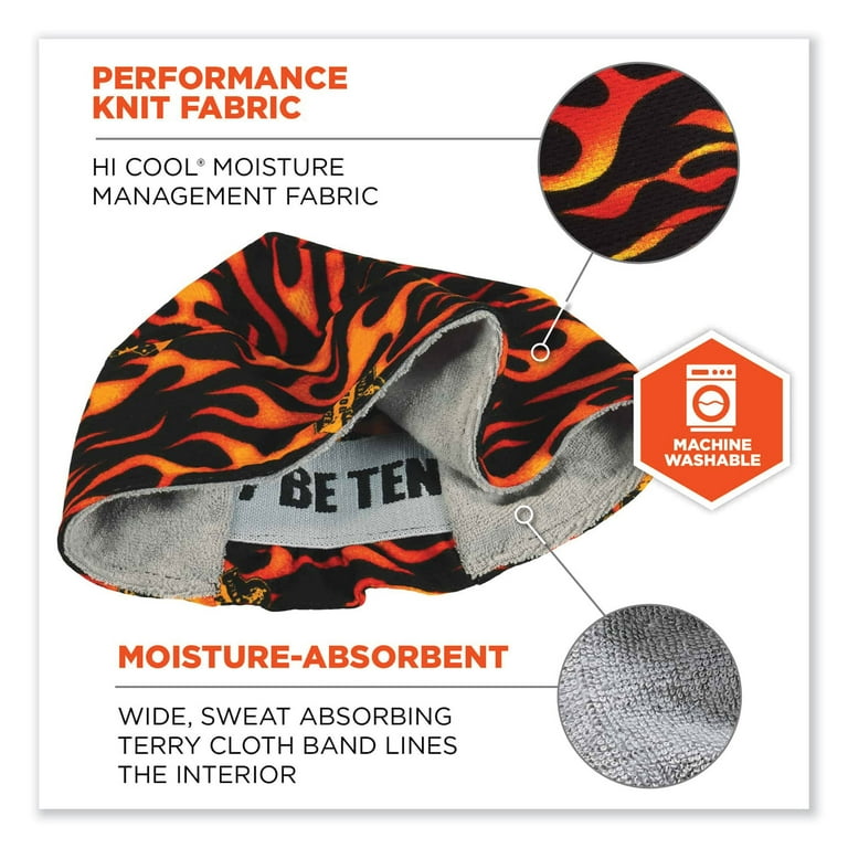 Chill-Its 6630 High-Performance Terry Cloth Skull Cap, Polyester, One Size Fits Most, Black, Ships in 1-3 Business Days Chill-Its 6630 High-Performance Terry Cloth Skull Cap, Polyester, One Size Fits Most, Black, Ships in 1-3 Business Days