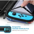 thumbnail image 5 of HEYSTOP Switch Carrying Case for Nintendo Switch Case with Screen Protector, 9 in 1 Nintendo Switch Accessories Kit and 6 Pcs Thumb Grip, Nintendo Switch Protective Case, 5 of 10