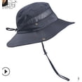 thumbnail image 2 of Nouveau Chapeau de Soleil d'Été pour Hommes Chapeau de Pêche Randonnée Large Bord Protection UV, 2 of 5