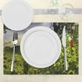thumbnail image 3 of Ambesonne Forest Place Mats Set of 4, Rural Scenery Costa Rica, Standard Size, Green Red Violet Blue, 3 of 6