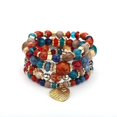 thumbnail image 1 of Uds. Conjuntos de pulseras bohemias para mujer, pulseras elásticas apilables, joyería bohemia multicolor para mujer, pulseras Hippie, joyería delicada, el mejor regalo para Amiga Feliz Sencillez, 1 of 1