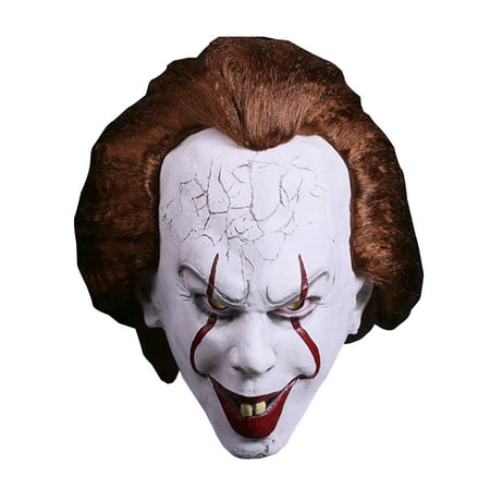 Deluxe Latex Full Head  Evil terrifying Clown Mask for Halloween, Cosplay,stage performances, party