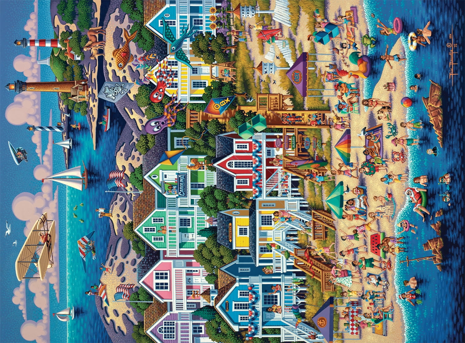 Buffalo Games 1000-Piece Dowdle Outer Banks Interlocking Jigsaw Puzzle
